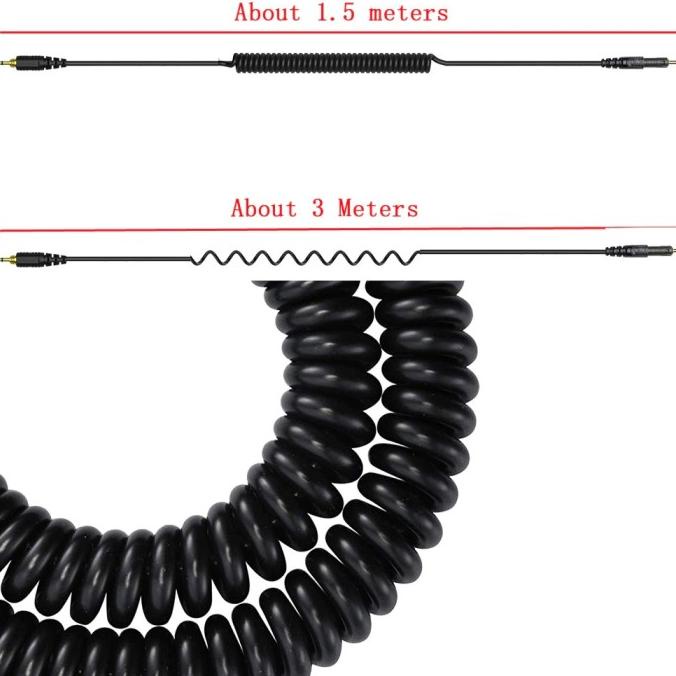 Ath-M50X M40X M60X M77X Sennheiser Hd518 Cable Adapter Kabel Audio