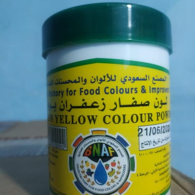 

langsung order saja] saffron yellow colour powder asli