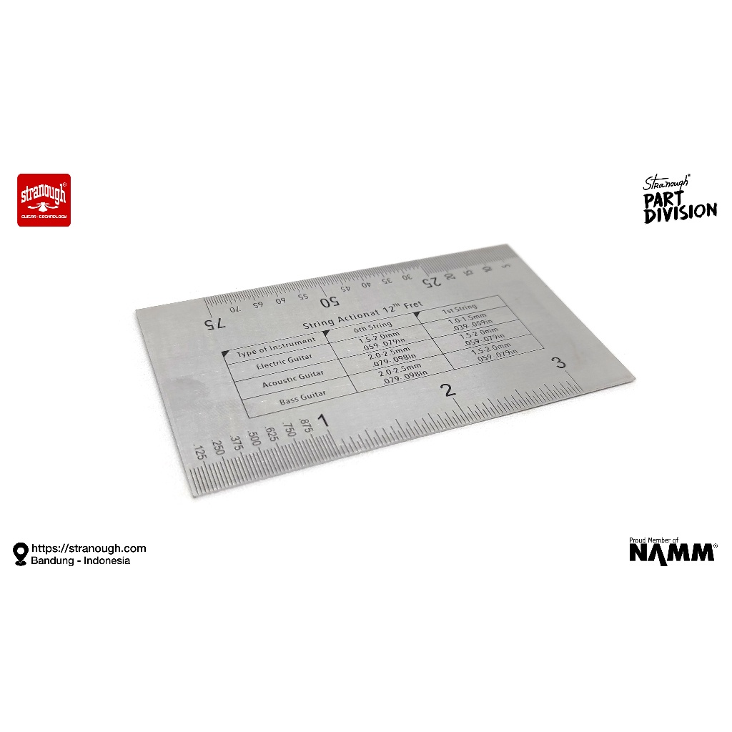 String Action Ruler Gauge