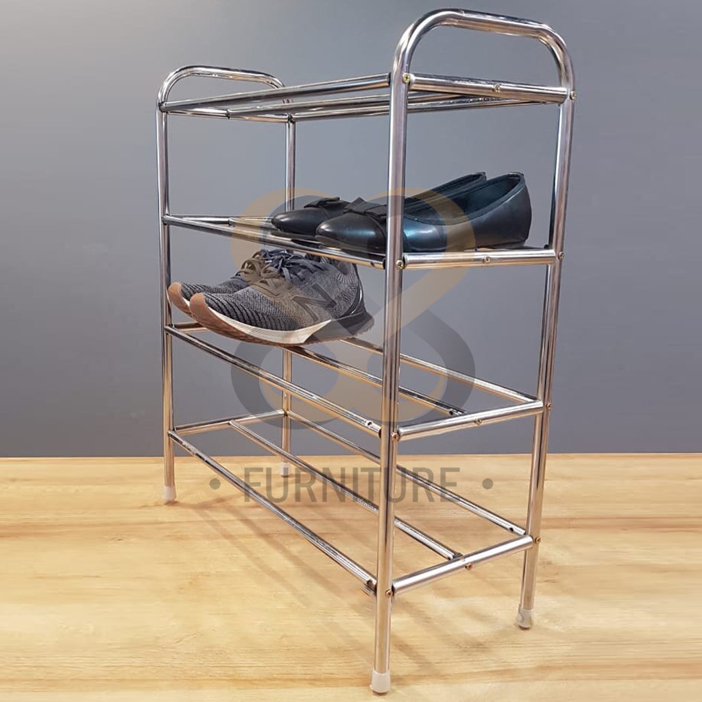 Rak Sepatu / Rak Sepatu Stainless Susun 3, 4, & 5