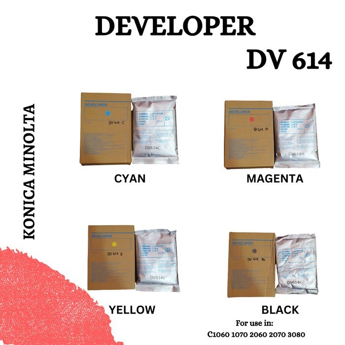 Terlaris Developer Dv614 Konica Minolta Ineo +2060 +2070