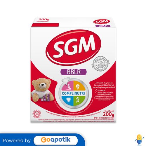 Sgm Bblr Formula Bayi Isi 200 Gram Box