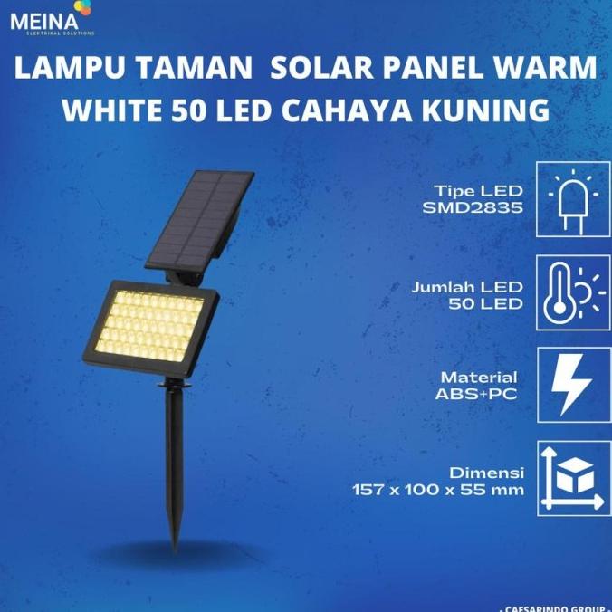 Lampu Dinding Tenaga Surya Cahaya Kuning Lampu Tancap Taman Solar Cell Fromyourpov