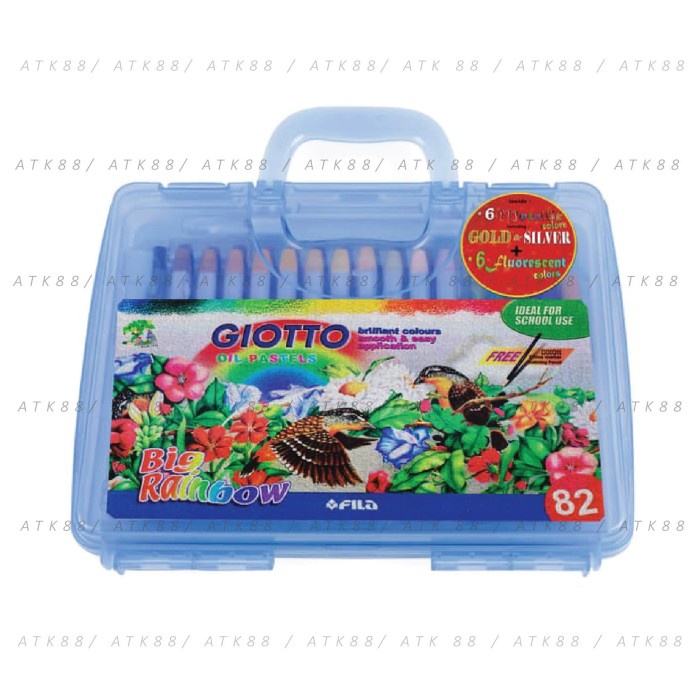 

Giotto Oil Pastel 82 Warna Set Big Rainbow ( Crayon )