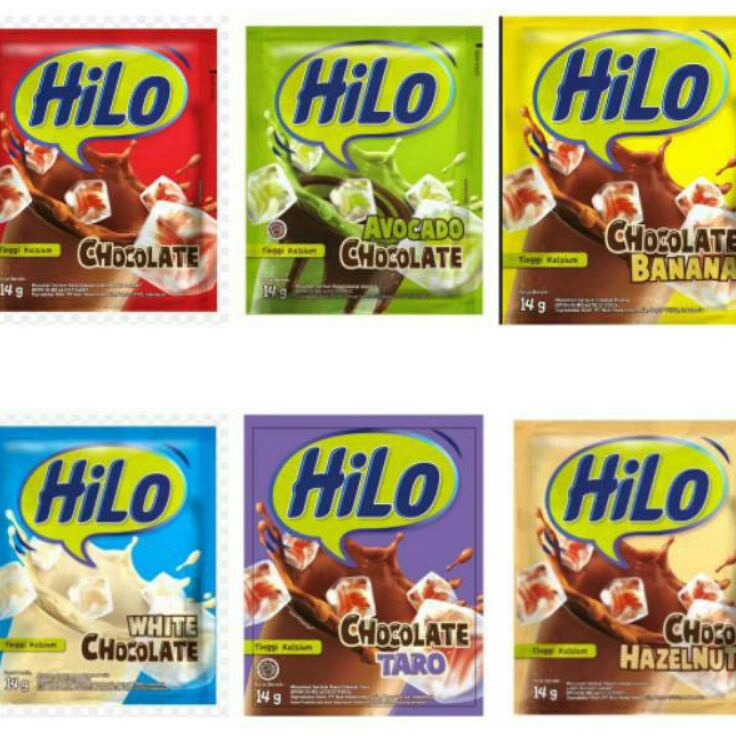 

Harga Termurah Hilo Chocolate , Avocado , Banana , White , Taro , Hazelnut Renceng (10Sachet) Susu Tinggi Kalsium Bestseller