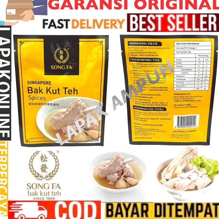 

Dijual Murah Song Fa Bak Kut Teh Spices / Songfa Bak Kut Teh Singapore