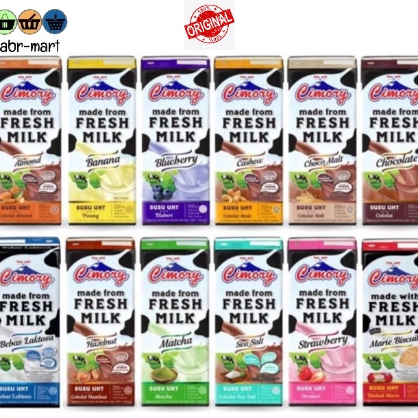 

Ready CIMORY SUSU UHT FRESH MILK 250 ML Harga Murah