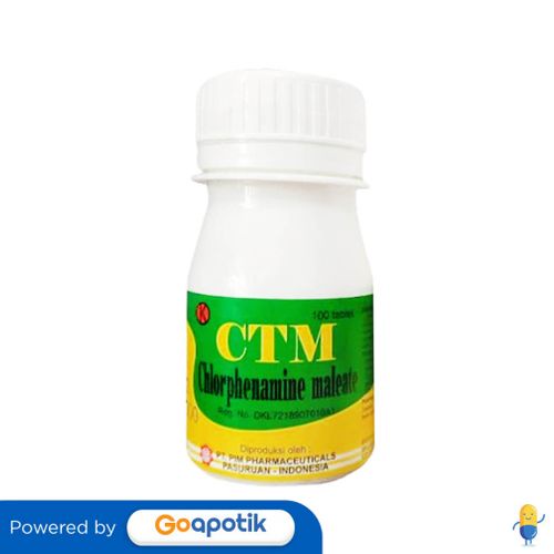 CTM PIM 4 MG BOTOL 100 TABLET