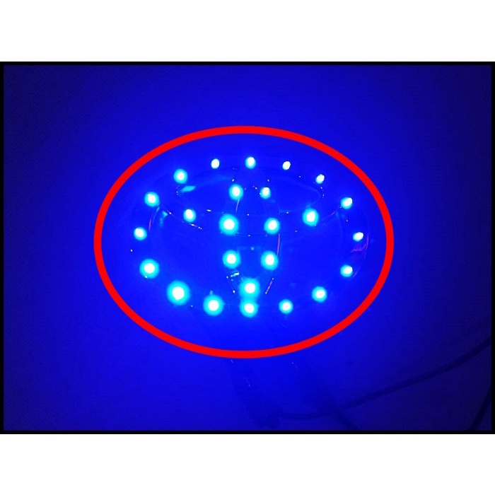 Emblem Logo Mobil Led Blue Light populer