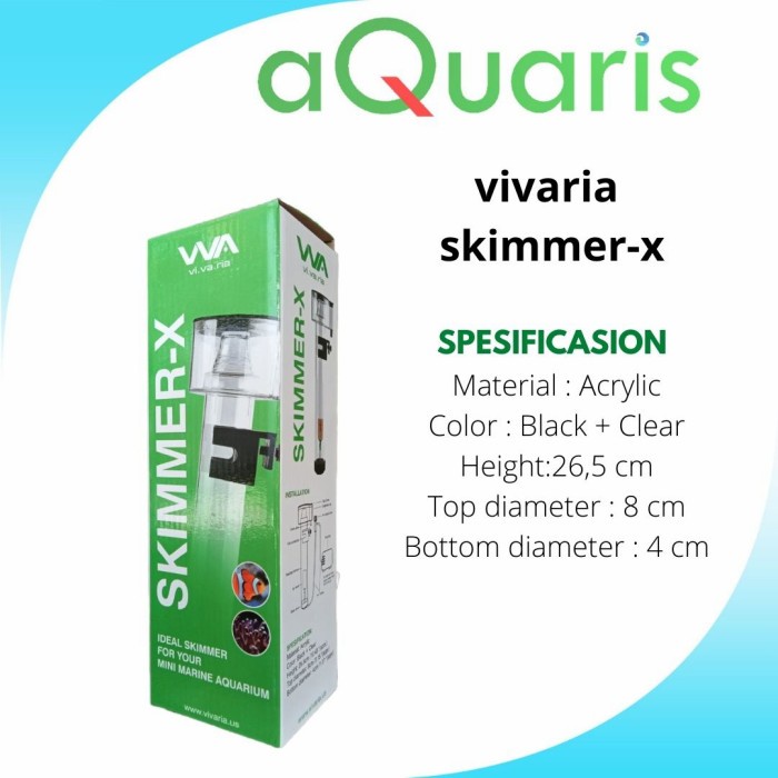 Vivaria Skimmer-X Nano Protein Skimmer Berkualitas