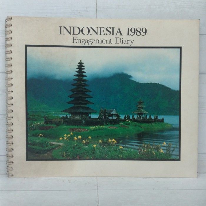 Buku Diary dan Kalender Jadul Indonesia 1989 Engagement Diary