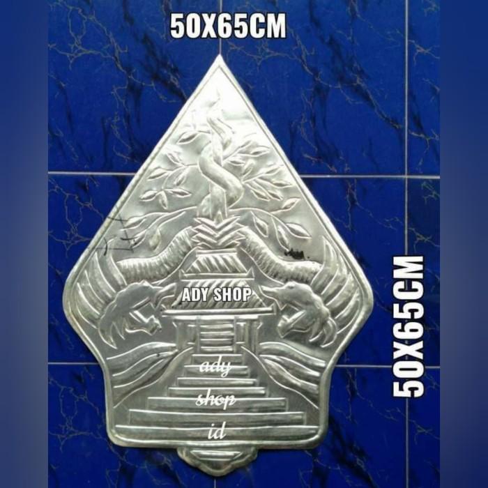 ornamen pagar besi tralis aksesoris gunungan wayang unik 50x65cm Best Seller