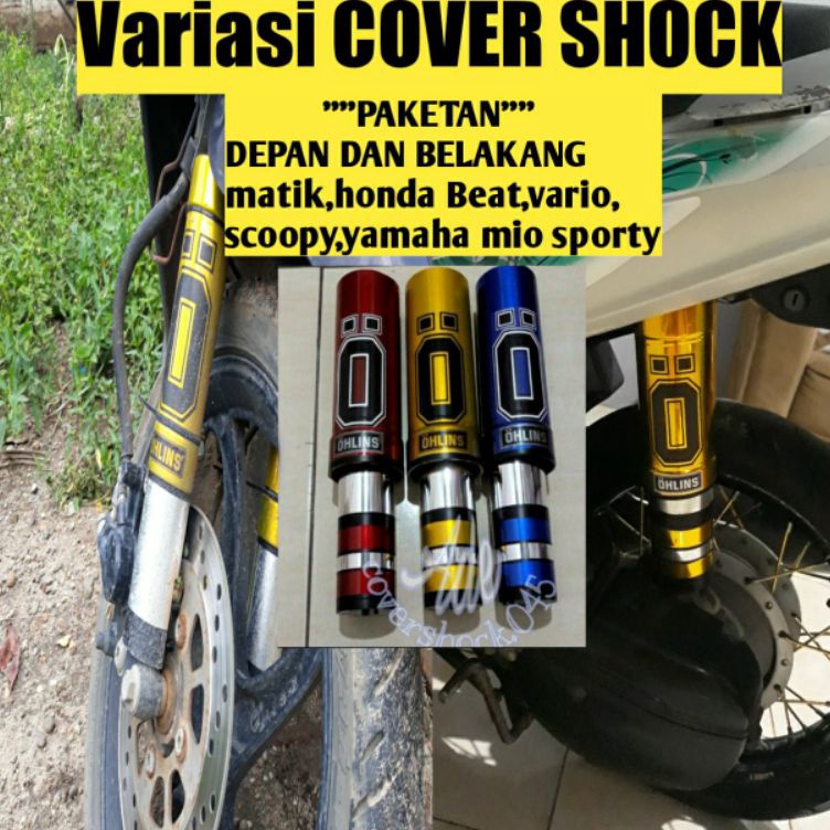 Cover shock Depan dan Belakang beat,scoopy,genio,Vario mds
