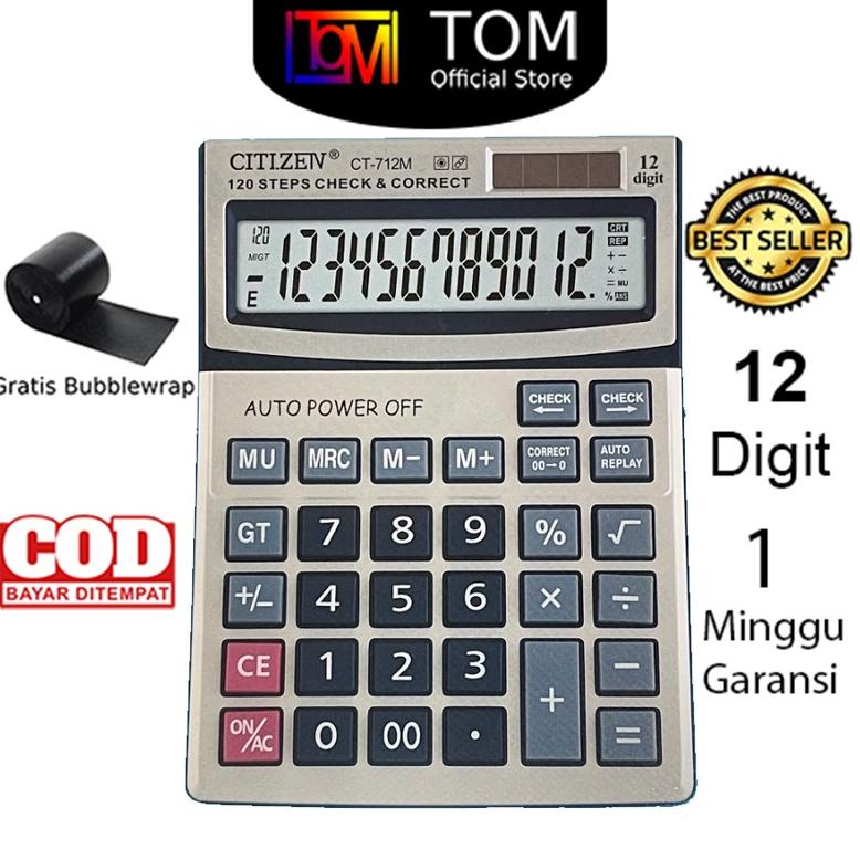 

Big Sale Kalkulator Ct-712M 12 Digit - Calculator Check Dual 2 Power Mrva65