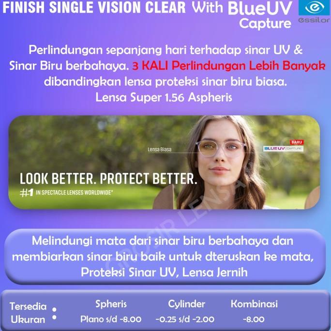 Discount Lensa Essilor Fsv Super Blue Uv Capture Crizal Easy Uv