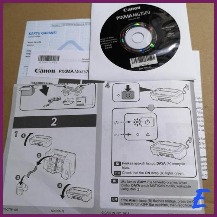 CD-ROM DRIVER CANON IP2770 E400 E410 TS307 EPSON L120 + KARTU GARANSI [SCM]
