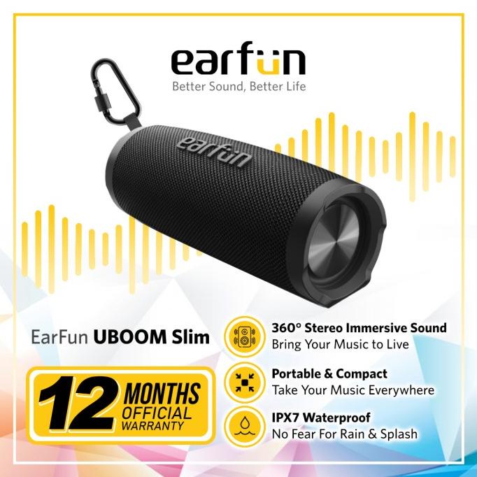 EarFun Uboom Slim 20W 360 Bluetooth Speaker