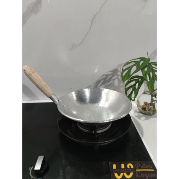 wajan nasi goreng seblak alumunium tempa tebal anti karat anti lengket