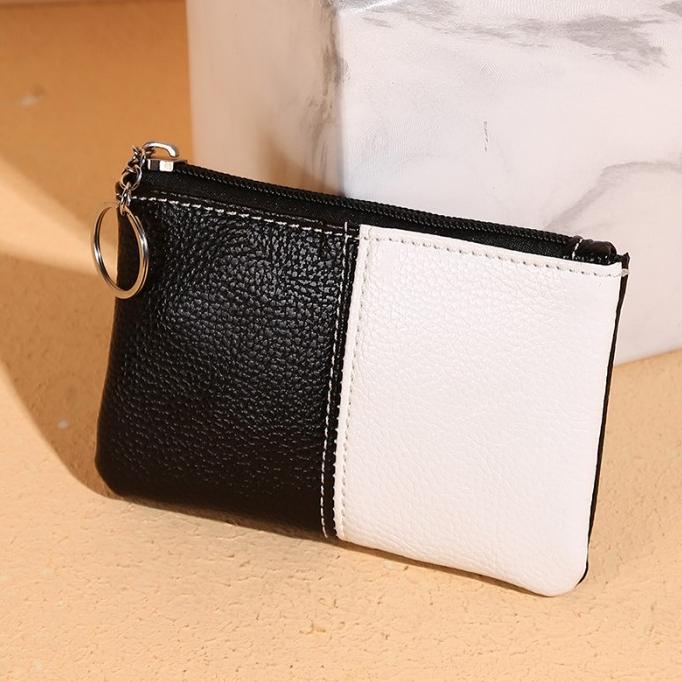 

dompet mini kulit asli dompet koin dompet mini kartu resleting kulit