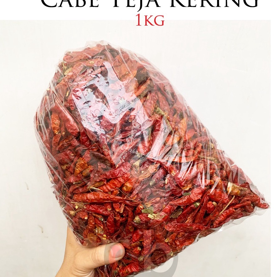 

QPPR2710 XG34448 Cabe Teja Kering 1kg | Cabe Rawit Extra Pedas