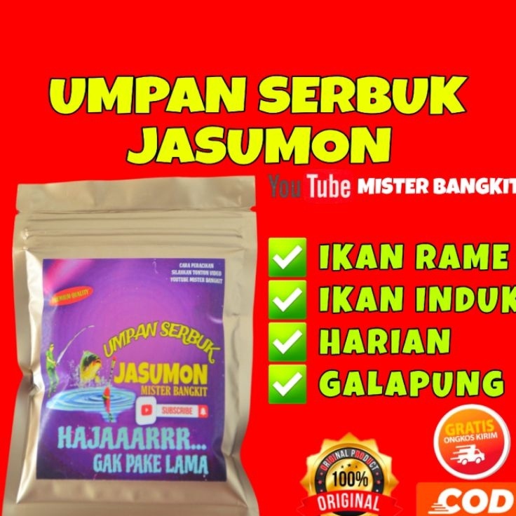 Good Umpan Ikan Mas Serbuk Jasumon Mister Bangkit