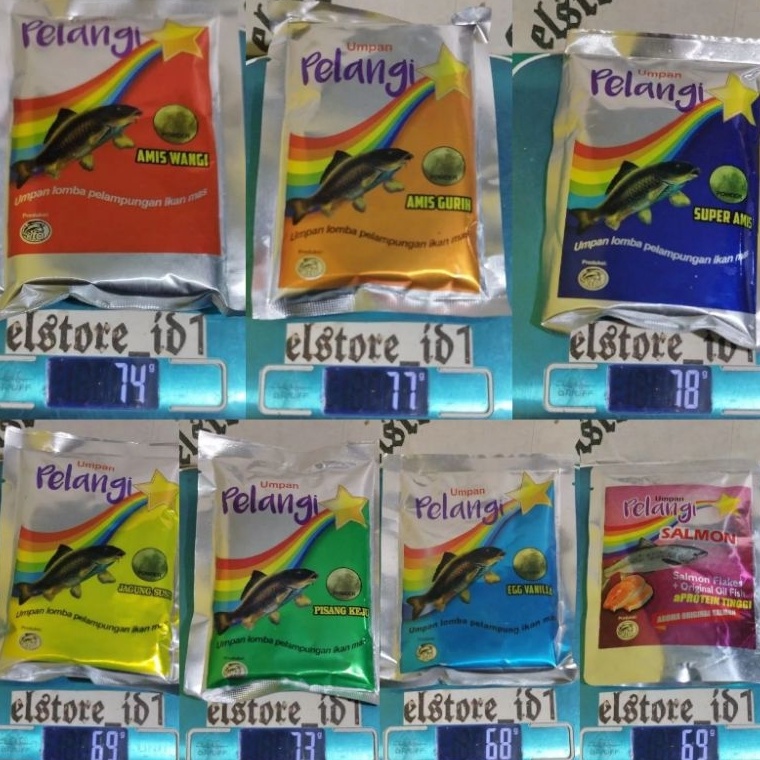 Mur4h Umpan Pancing Djempol Jempol PELANGI Super Amis Gurih Wangi Jagung Susu Pisang keju eggvanilla