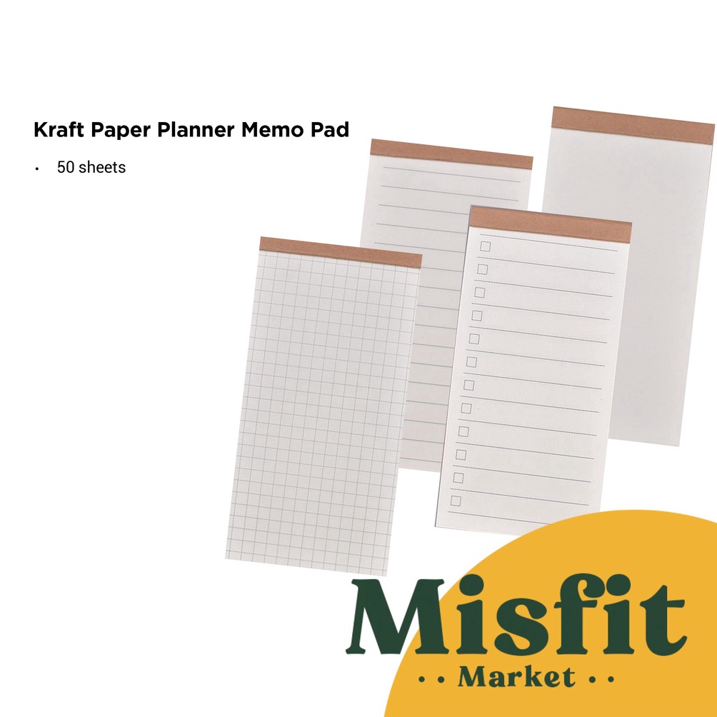 

7.7 Terlaris To Do List Memo Note Pad 7x14 cm (50 Sheets) Todo Notepad Kraft Planner
