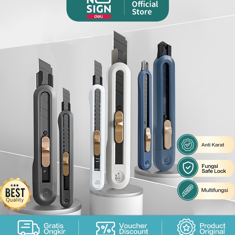 

Diskon Nusign Cutter / Pisau Kecil Pemotong Multifungsi Bahan SK5 Anti Karat Desain Simpel Praktis dan Portable NS06X Terkini