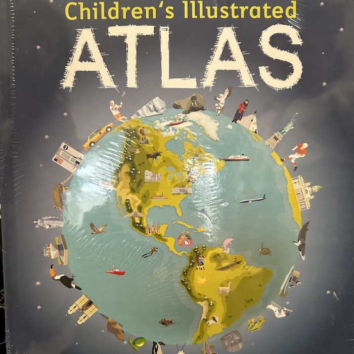 MUST HAVE CHILDREN'S ILLUSTRATED ATLAS DK, BUKU ATLAS ANAK TERLARIS