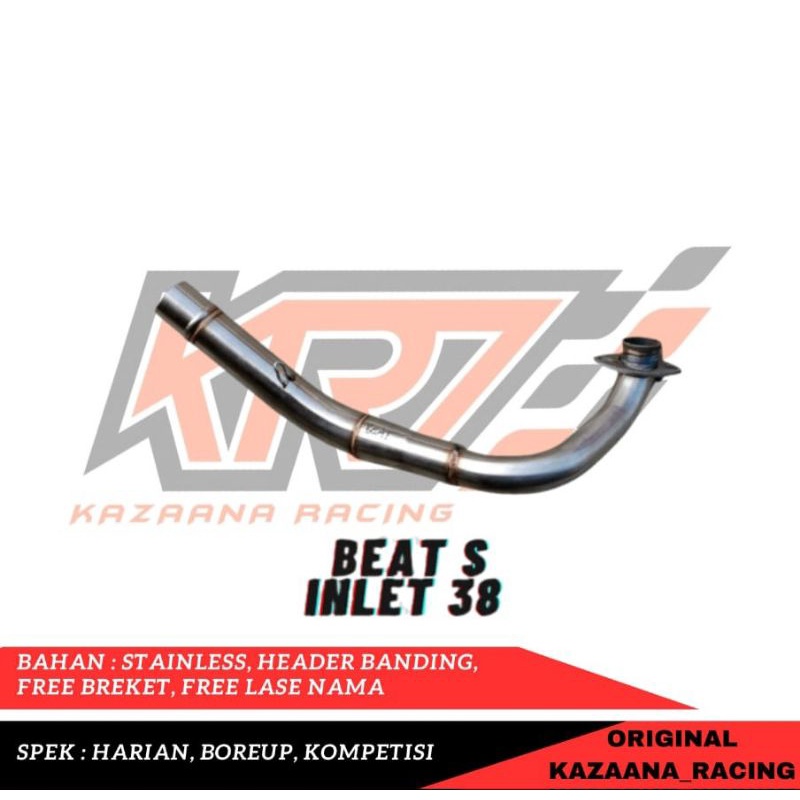 Knalpot  Beat  inlet38/50 header beat inlet 38 header beat inlet 50