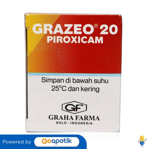 GRAZEO 20 MG BOX 100 TABLET