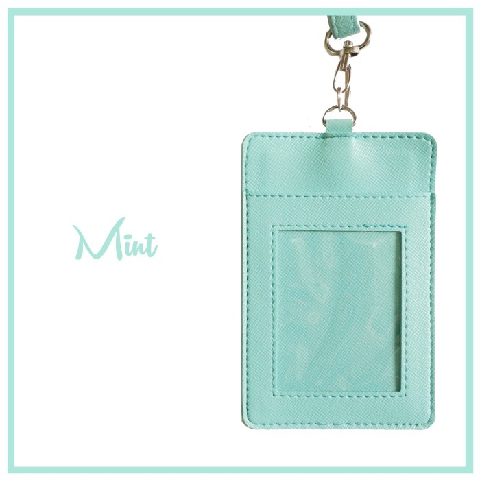 

DISKON SOUVENIR TEMPAT KANTONG KALUNG KARTU ID CARD / NAME TAG HOLDER MINT