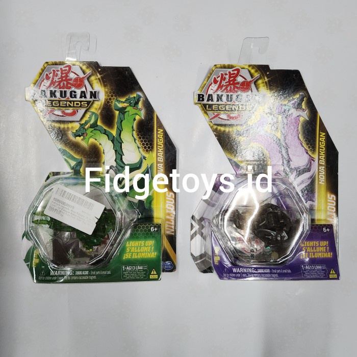 ✅Baru Bakugan Legends Nova Bakugan Light Up Bakugan Action Figures Limited