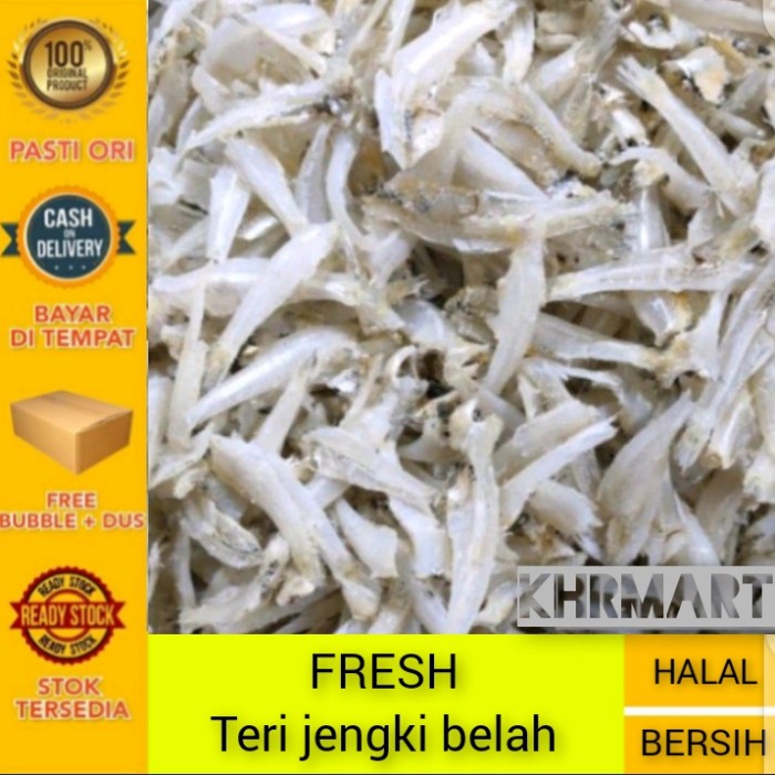 

ikan asin teri jengki belah VIP - 1kg KHR - ikan asin