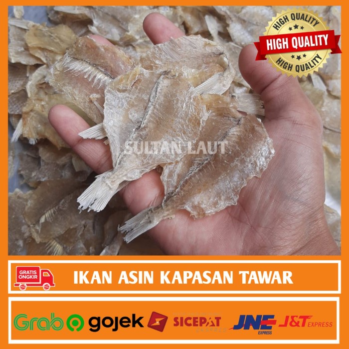 

Ikan Asin Tawar Kapasan Tawar SUPER 500 Gr Premium