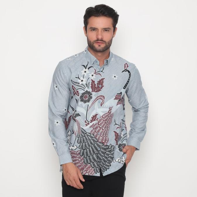 RICARDO Kemeja Batik Pria Lengan Panjang 32384