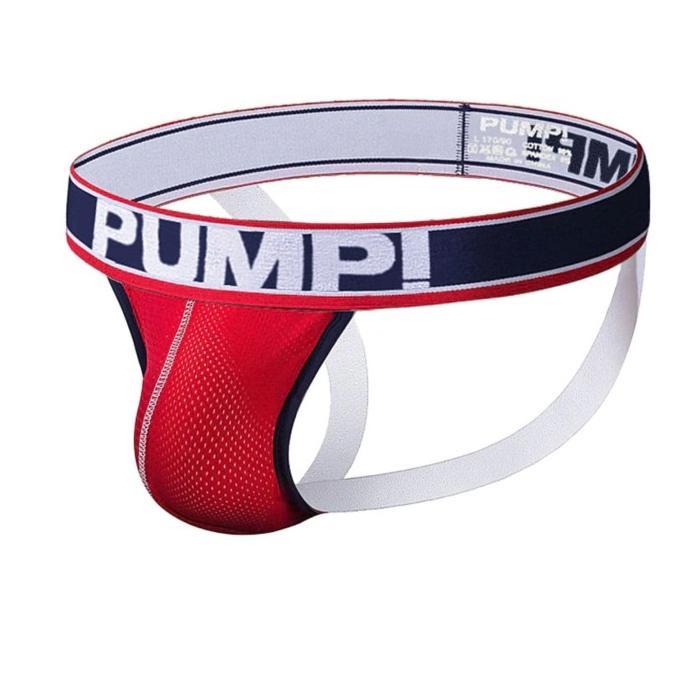 Celana Dalam Pria, Jockstrap Semi Transparan Pouch, Men Underwear