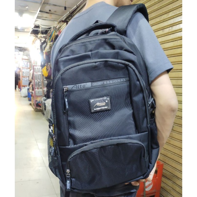 Tas Ransel Alto Hitam Original/Tas ransel alto hitam anak sekolah