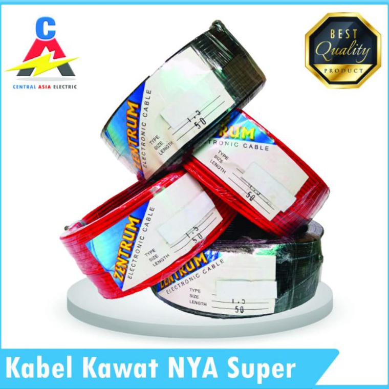 RECOMENDED Kabel Listrik Kawat NYA Super 1 x 1.5 (40 Meter) Kawat Besar