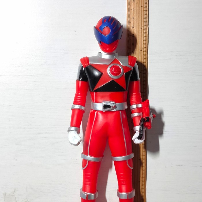 banpresto big sofubi uchu sentai kyuranger shishi red 26 cm rangers jatimulyan.seller