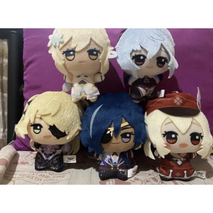 Genshin impact plush nuigurumi lumine fischl kaeya klee