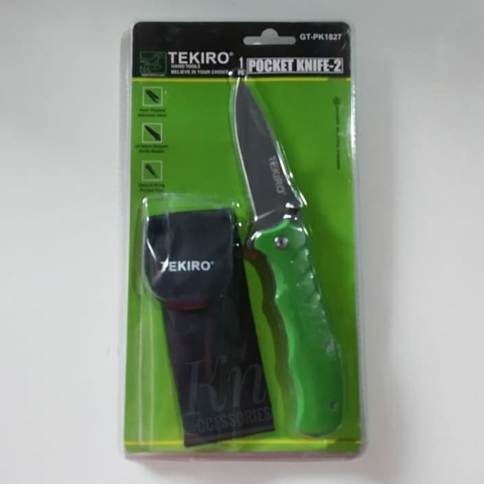 Terlaris Tekiro Pocket Knife-2 Pisau Lipat Tekiro Pisau Serbaguna Gt-Pk1827