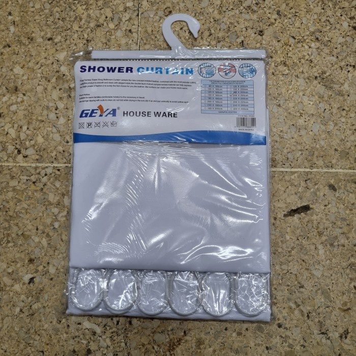 Shower Curtain Kamar Mandi 200 X 200 cm Tirai Kamar Mandi 200x200