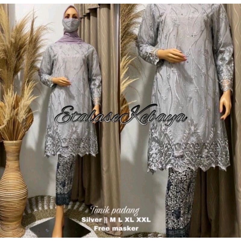 Set Kebaya Padang/kebaya modern/ kebaya kurung/baju kurung