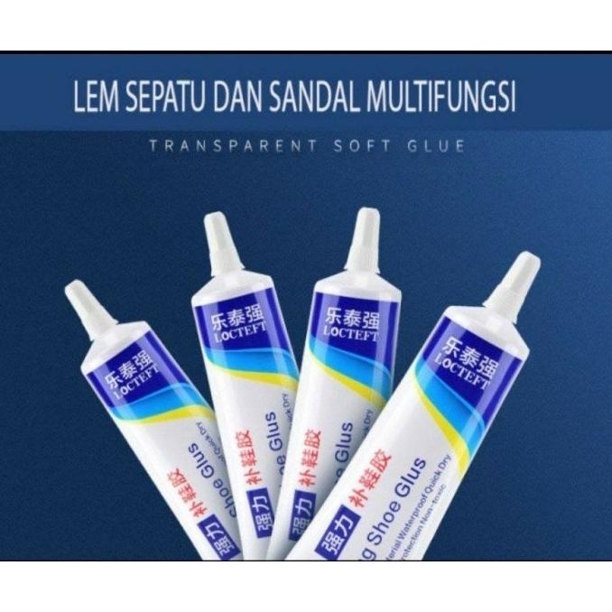 Lem sepatu LOCTEFT menempel pada semua jenis sepatu ,sepatu kulit 60ml