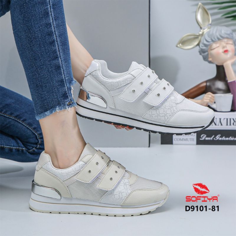 SEPATU SNEAKER WANITA KEKINIAN SOFIYA TERBARU 9101-81