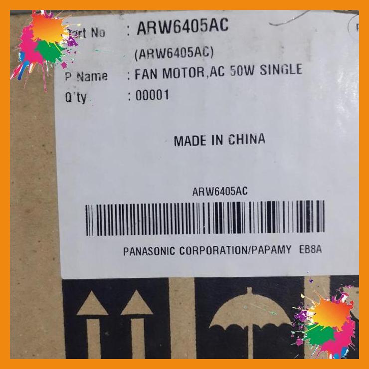 motor fan outdoor ac panasonic fan dc arw6405ac 50watt original baru [hts]