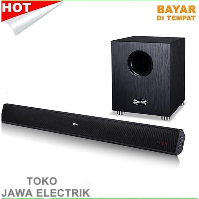 GMC 898G BT Speaker 2IN1 Sound Bar & 2.1 New Produk