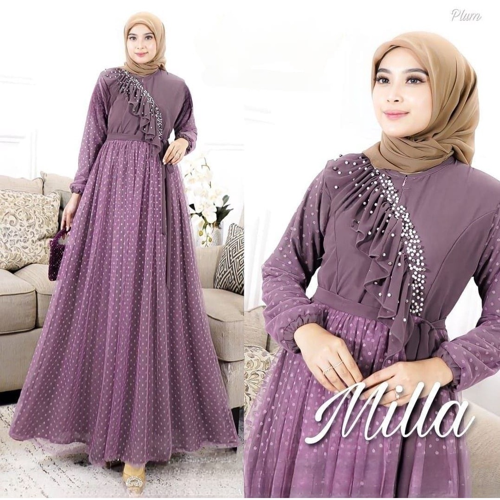 Gamis Wanita Dewasa Terbaru 2023 Viral Remaja Aesthetic Tunik Gamyes Batik Bawah Lutut Sampai Mata K