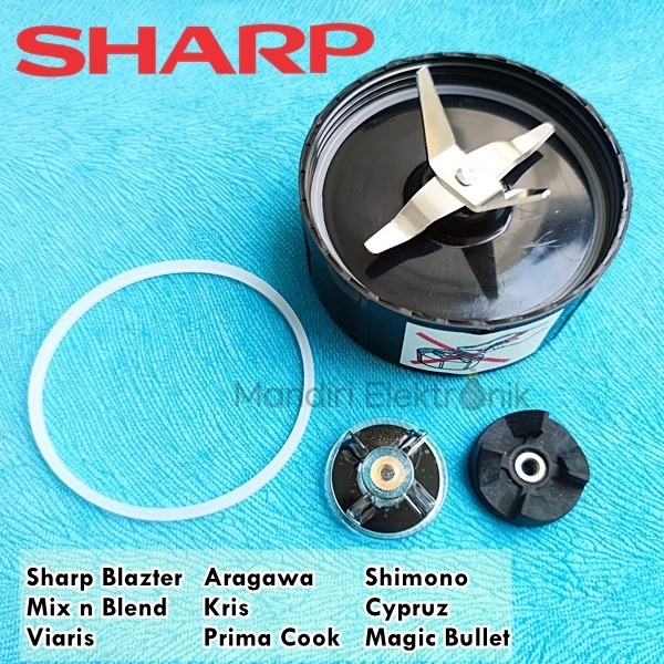 Pisau Blender Sharp Blazter Gigi Konektor Blender Blazter Mix n Blend